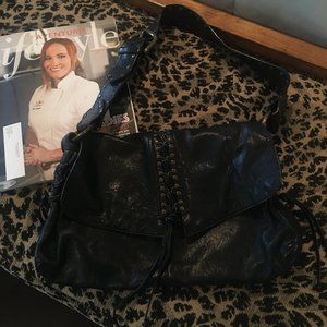 Kooba black leather handbag